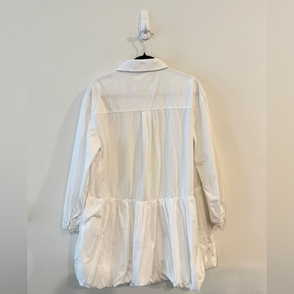 SOLD - Anthropologie White Long Sleeve Dress - Picture 5 of 6